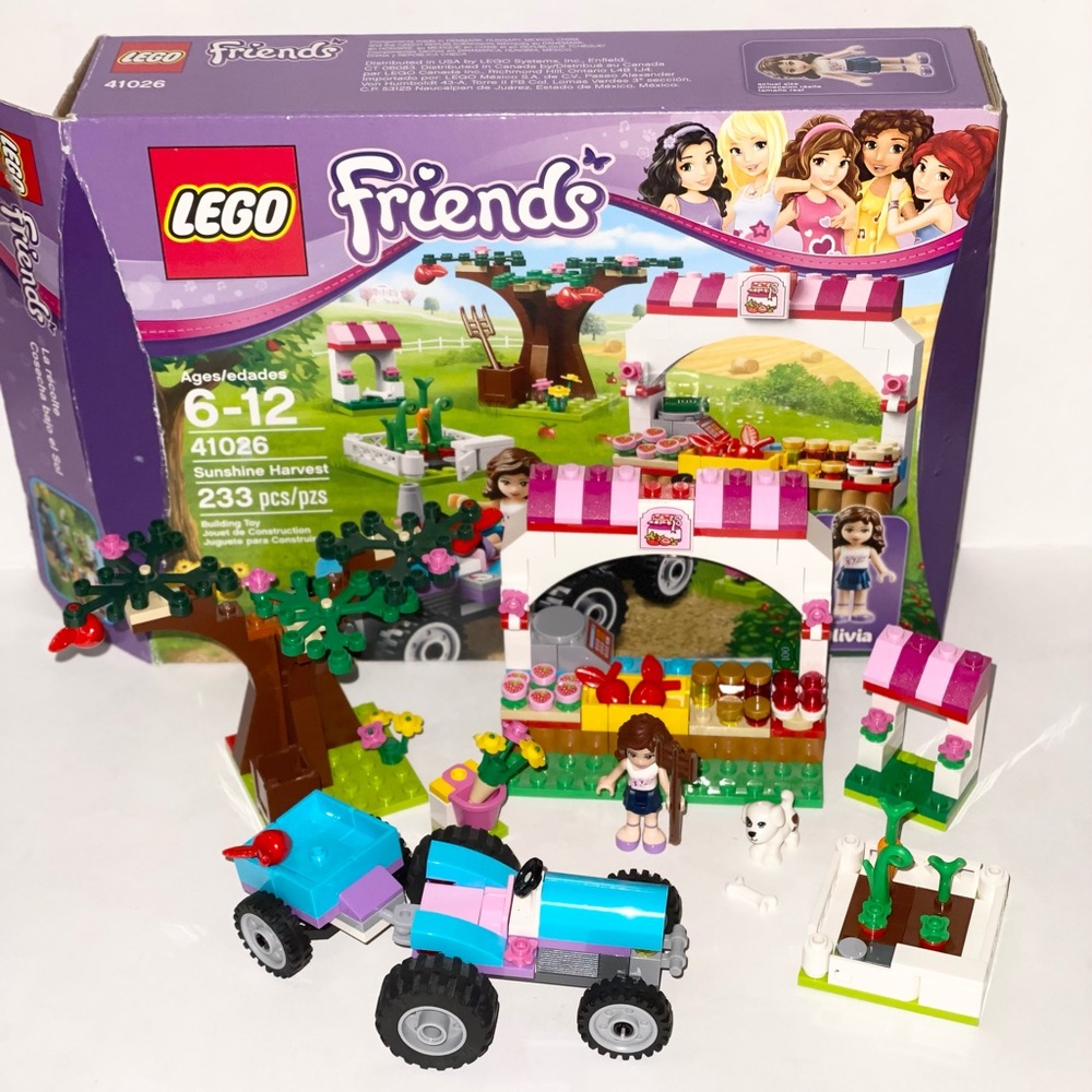 Lego Friends 41026 Sunshine Harvest Incomplete